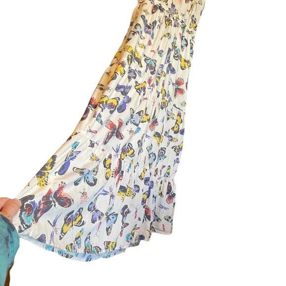 Old Navy Butterfly Print Dress-Size Large-NWT-V Neck - Picture 6 of 12